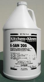E-San 205 One-Step Cleaner, Disinfectant, Sanitizer
